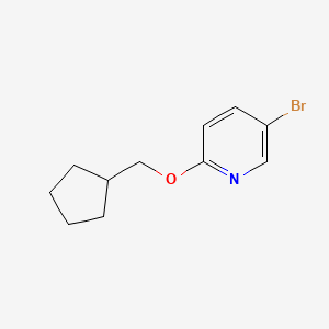5-Bromo-2-(cyclopentylmethoxy)pyridine