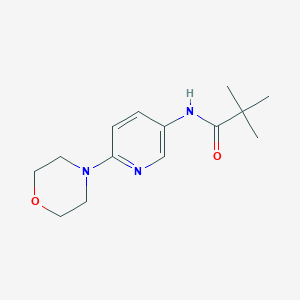 2,2-Dimethyl-N-(6-morpholin-4-YL-pyridin-3-YL)-propionamide
