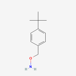 molecular formula C11H17NO B8740414 o-(4-(Tert-butyl)benzyl)hydroxylamine 