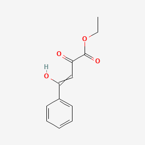 molecular formula C12H12O4 B8740418 ethyl 2-hydroxy-4-oxo-4-phenylbut-2-enoate 