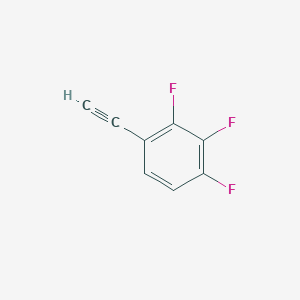 molecular formula C8H3F3 B8740431 1-Ethynyl-2,3,4-trifluorobenzene CAS No. 819861-96-6