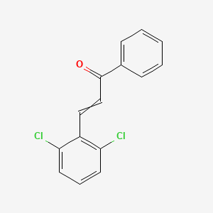 molecular formula C15H10Cl2O B8740435 2,6-Dichlorochalcone CAS No. 59826-46-9