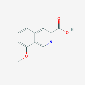 molecular formula C11H9NO3 B8740436 8-Methoxyisoquinoline-3-carboxylic acid 