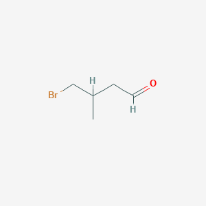 B8740463 4-Bromo-3-methylbutanal CAS No. 63483-10-3
