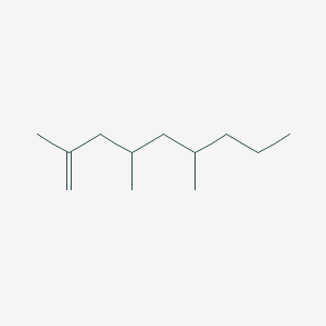 molecular formula C12H24 B8740478 2,4,6-Trimethyl-1-nonene CAS No. 144043-16-3