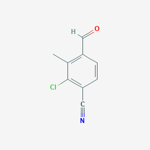 2-Chloro-4-formyl-3-methylbenzonitrile
