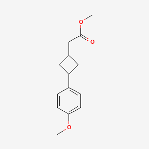 Methyl [trans-3-(4-methoxyphenyl)cyclobutyl]acetate