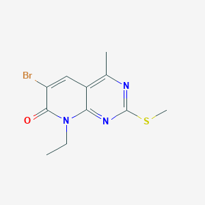 6-bromo-8-ethyl-4-methyl-2-(methylthio)pyrido[2,3-d]pyrimidin-7(8H)-one