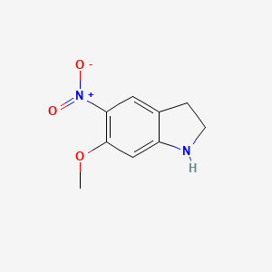6-Methoxy-5-nitroindoline