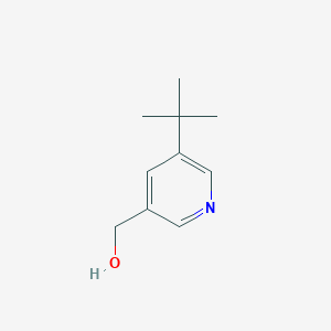molecular formula C10H15NO B8740604 (5-(tert-Butyl)pyridin-3-yl)methanol 