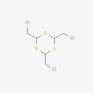 molecular formula C6H9Cl3S3 B8740606 2,4,6-Tris(chloromethyl)-1,3,5-trithiane CAS No. 119015-76-8
