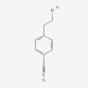 molecular formula C10H10O B8740618 2-(4-Ethynylphenyl)ethan-1-ol 