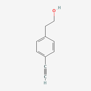 molecular formula C10H10O B8740618 4-(2-Hydroxyethyl)phenylacetylene 