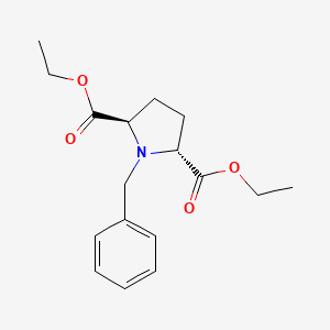 B8740660 diethyl (2R,5R)-1-benzylpyrrolidine-2,5-dicarboxylate CAS No. 50990-24-4