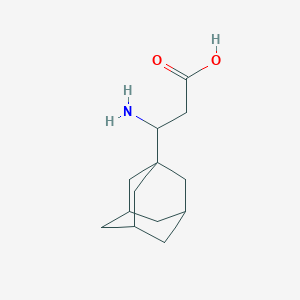 molecular formula C13H21NO2 B8740688 3-(Adamantan-1-yl)-3-aminopropanoic acid 