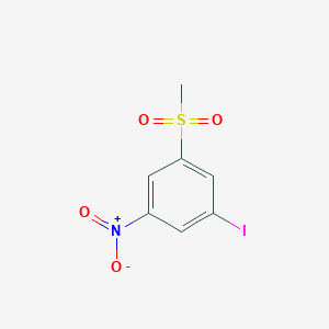 1-Iodo-3-methanesulfonyl-5-nitro-benzene