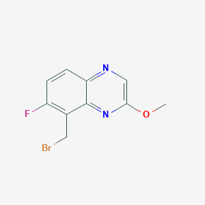 8-(Bromomethyl)-7-fluoro-2-methoxyquinoxaline