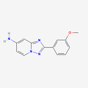 2-(3-Methoxyphenyl)-[1,2,4]triazolo[1,5-a]pyridin-7-amine
