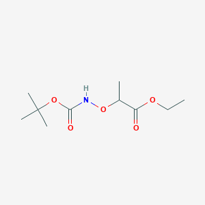 Ethyl 2-(tert-butoxycarbonylaminooxy)propanoate