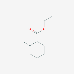 molecular formula C10H18O2 B8740807 Ethyl 2-methylcyclohexanecarboxylate 