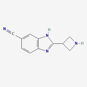 2-azetidin-3-yl-1H-benzoimidazole-5-carbonitrile