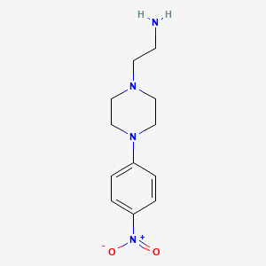 4-(4-Nitrophenyl)piperazin-1-ylethylamine