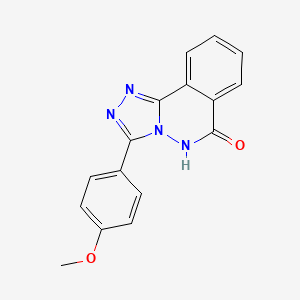 1,2,4-Triazolo(3,4-a)phthalazin-6(5H)-one, 3-(4-methoxyphenyl)-