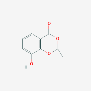 molecular formula C10H10O4 B8740881 8-hydroxy-2,2-dimethyl-4H-benzo[d][1,3]dioxin-4-one 