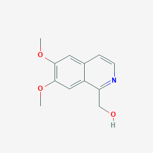 molecular formula C12H13NO3 B8740891 (6,7-Dimethoxyisoquinolin-1-yl)methanol CAS No. 1673-81-0