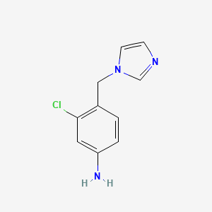 1-(4-Amino-2-chlorobenzyl)-1H-imidazole