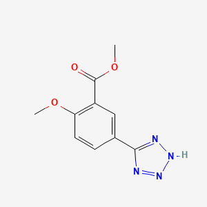 methyl 2-methoxy-5-(2H-tetrazol-5-yl)benzoate