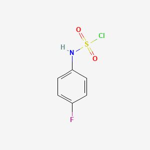 molecular formula C6H5ClFNO2S B8741109 N-(4-FLUOROPHENYL)SULFAMOYL CHLORIDE CAS No. 172662-88-3