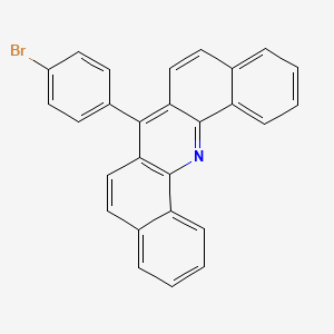 molecular formula C27H16BrN B8741261 7-(4-Bromophenyl)dibenzo[c,h]acridine 