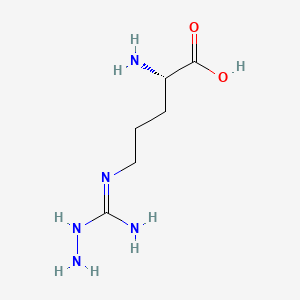 molecular formula C6H15N5O2 B8741616 N(G)-Aminoarginine CAS No. 57444-72-1