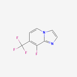 B8741836 8-Fluoro-7-(trifluoromethyl)imidazo[1,2-a]pyridine CAS No. 628692-23-9