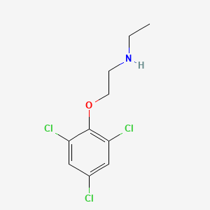 molecular formula C10H12Cl3NO B8741875 N-Ethyl-2-(2,4,6-trichlorophenoxy)ethanamine 