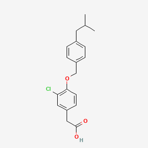 (3-Chloro-4-((4-isobutylbenzyl)oxy)phenyl)acetic acid