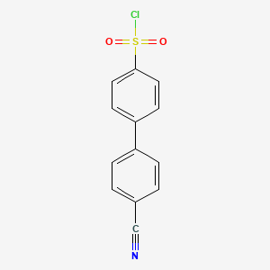 4'-Cyano-[1,1'-biphenyl]-4-sulfonyl chloride