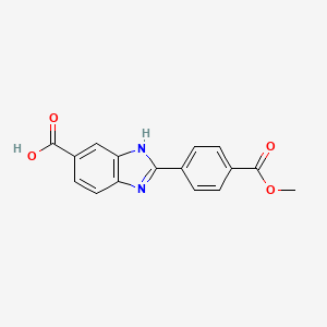 2-(4-Methoxycarbonylphenyl)-1H-benzo[D]imidazole-5-carboxylic acid