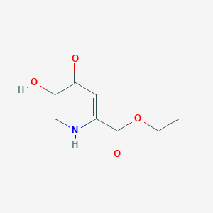 molecular formula C8H9NO4 B8742068 4,5-Dihydroxy-pyridine-2-carboxylic acid ethyl ester 