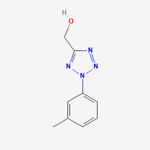 molecular formula C9H10N4O B8742144 (2-m-tolyl-2H-tetrazol-5-yl)-methanol 