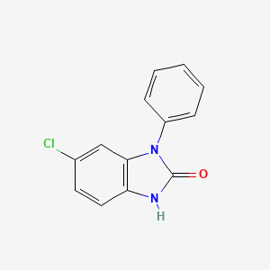 molecular formula C13H9ClN2O B8742157 2H-Benzimidazol-2-one, 1,3-dihydro-6-chloro-1-phenyl- CAS No. 54986-47-9