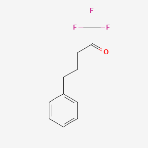 molecular formula C11H11F3O B8742171 1,1,1-trifluoro-5-phenylpentan-2-one 
