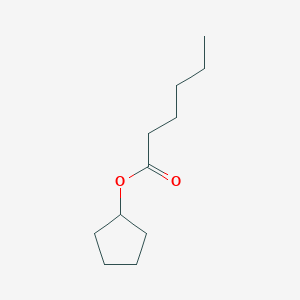 molecular formula C11H20O2 B8742183 Cyclopentyl hexanoate CAS No. 5413-59-2