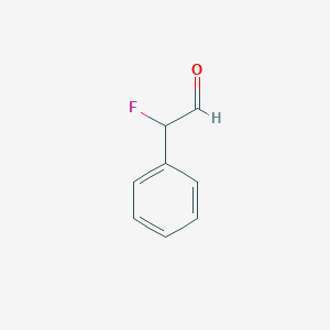 molecular formula C8H7FO B8742198 2-Fluoro-2-phenylacetaldehyde 