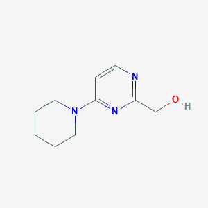 molecular formula C10H15N3O B8742217 (4-Piperidin-1-ylpyrimidin-2-yl)methanol 