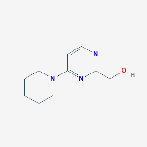 molecular formula C10H15N3O B8742217 2-Hydroxymethyl-4-piperidinopyrimidine 