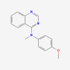 molecular formula C16H15N3O B8742223 N-(4-methoxyphenyl)-N-methylquinazolin-4-amine CAS No. 827030-63-7