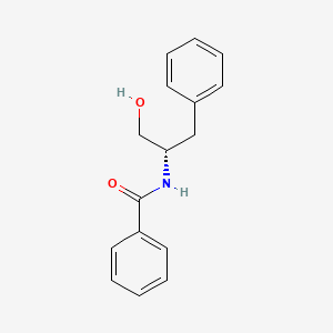 molecular formula C16H17NO2 B8742239 (S)-N-(1-Hydroxy-3-phenylpropan-2-yl)benzamide 