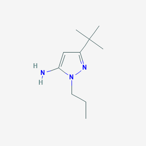5-tert-Butyl-2-propyl-2H-pyrazol-3-ylamine